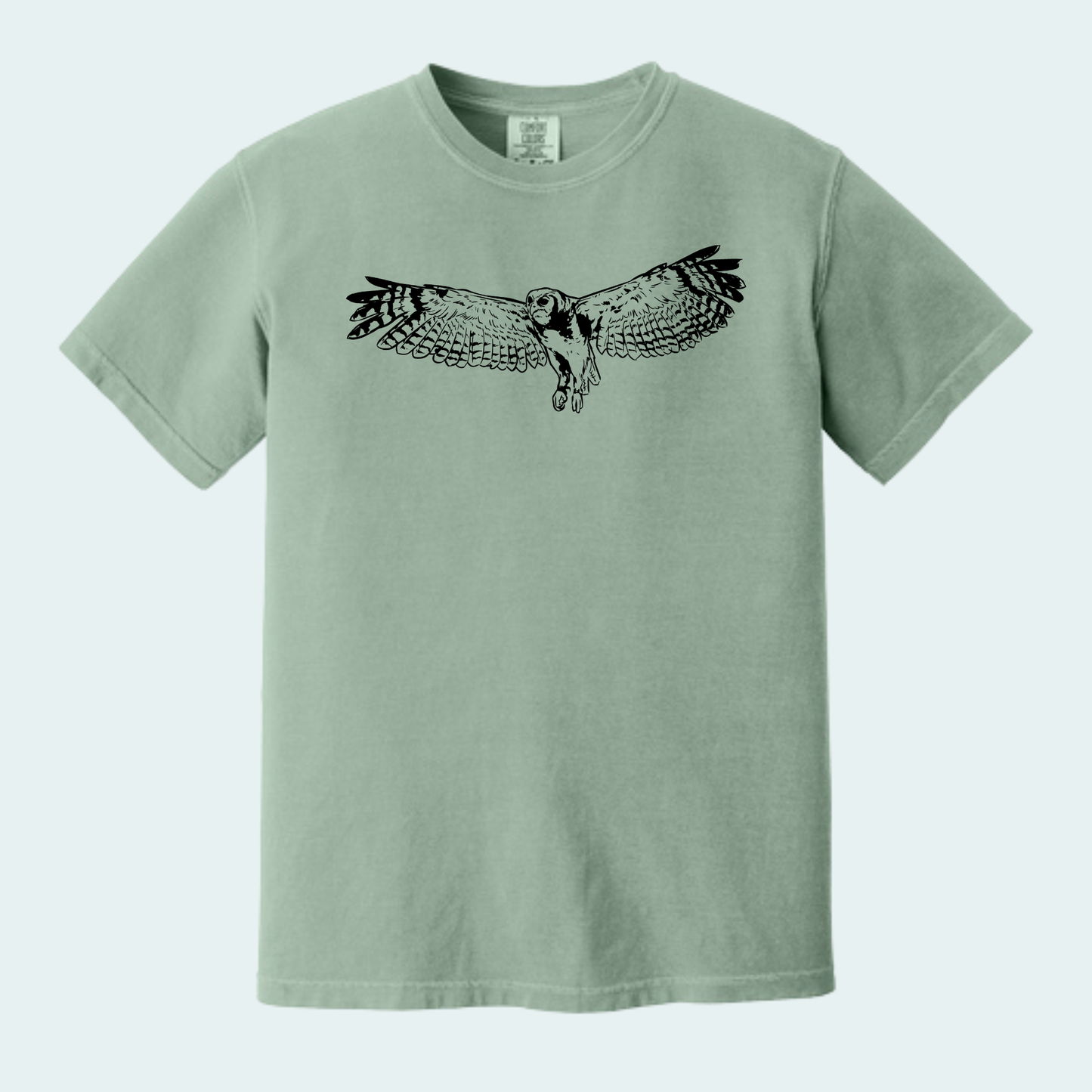 Verreaux's Eagle Owl (Limited Edition for August) Unisex Comfort Color Tee