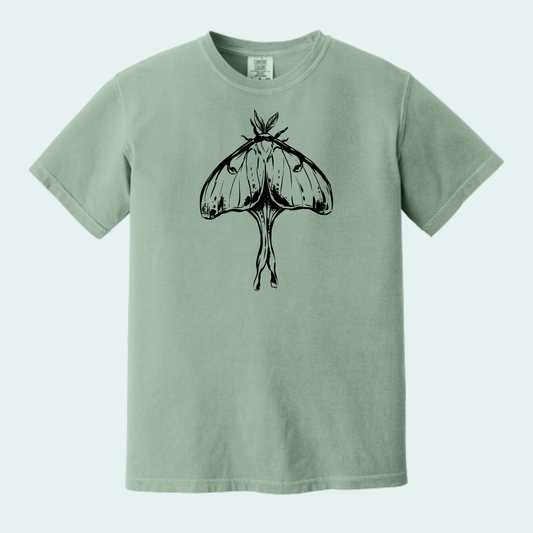 Luna Moth (Limited Edition for October) Unisex Comfort Color Tee