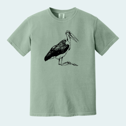 Marabou Stork (Limited Edition for August) Unisex Comfort Color Tee