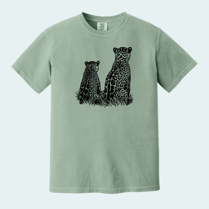 Two Jaguars -Fundraiser for Wild Cat Research and Management(Limited Edition for October) Unisex Comfort Color Tee