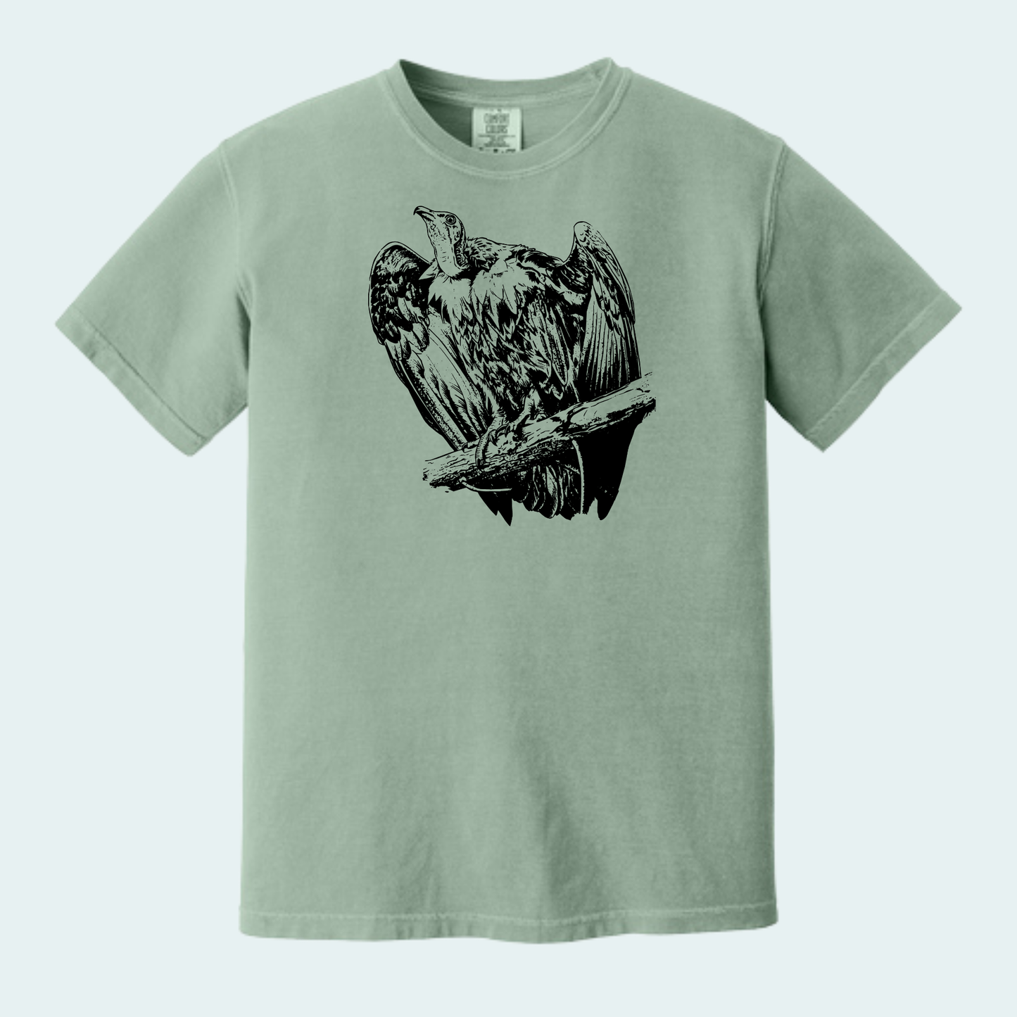 Hooded Vulture (Limited Edition for September) Unisex Comfort Color Tee