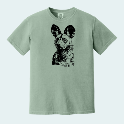 Kalahari African Wild Dog Conservation Trust Fundraiser (Limited Edition for September) Unisex Comfort Color Tee