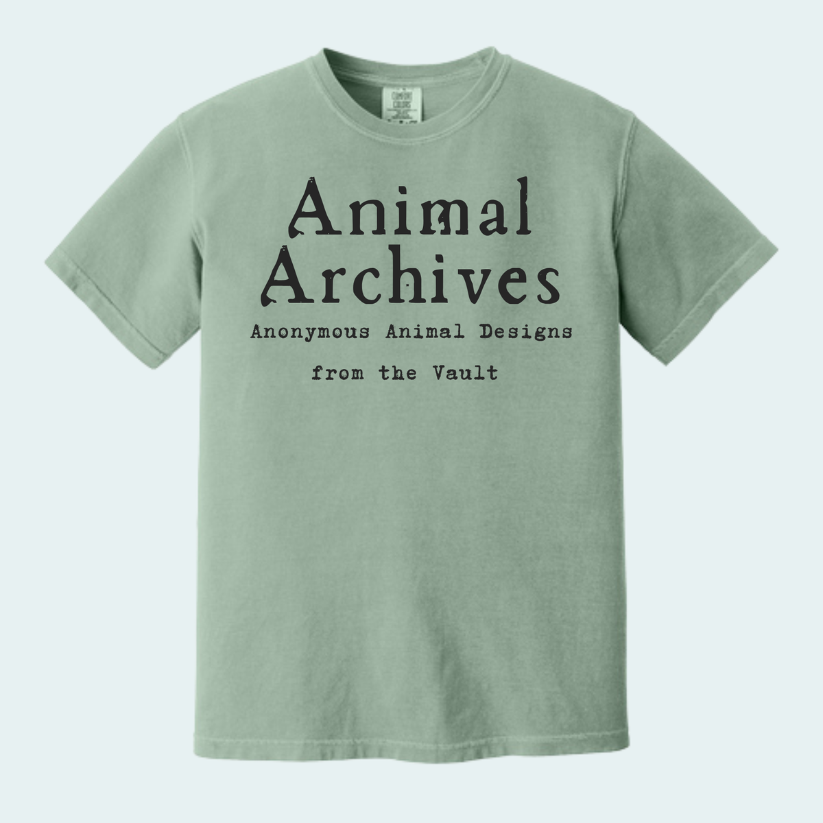 Animal Archives (Anonymous Animal Designs from the Vault) Unisex Comfort Color Tee