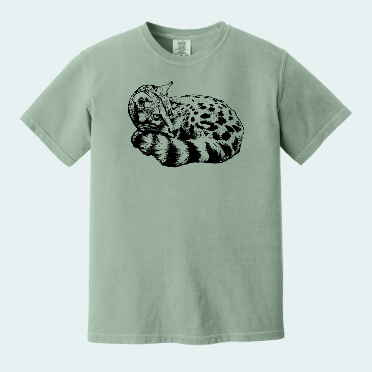 Large Spotted Genet (Limited Edition for October) Unisex Comfort Color Tee