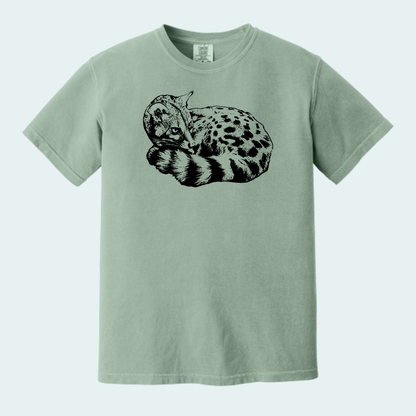 Large Spotted Genet (Limited Edition for October) Unisex Comfort Color Tee