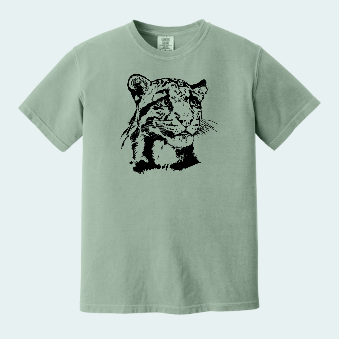 Clouded Leopard (Limited Edition for September) Unisex Comfort Color Tee