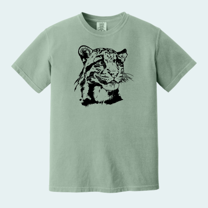 Clouded Leopard (Limited Edition for September) Unisex Comfort Color Tee