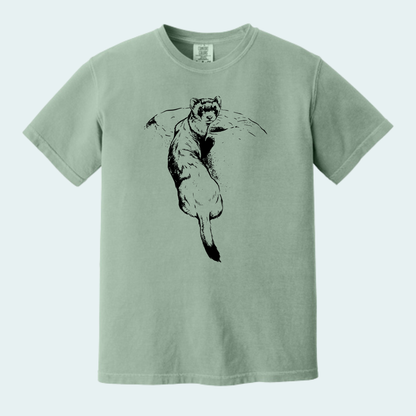 Black Footed Ferret (Limited Edition for September) Unisex Comfort Color Tee