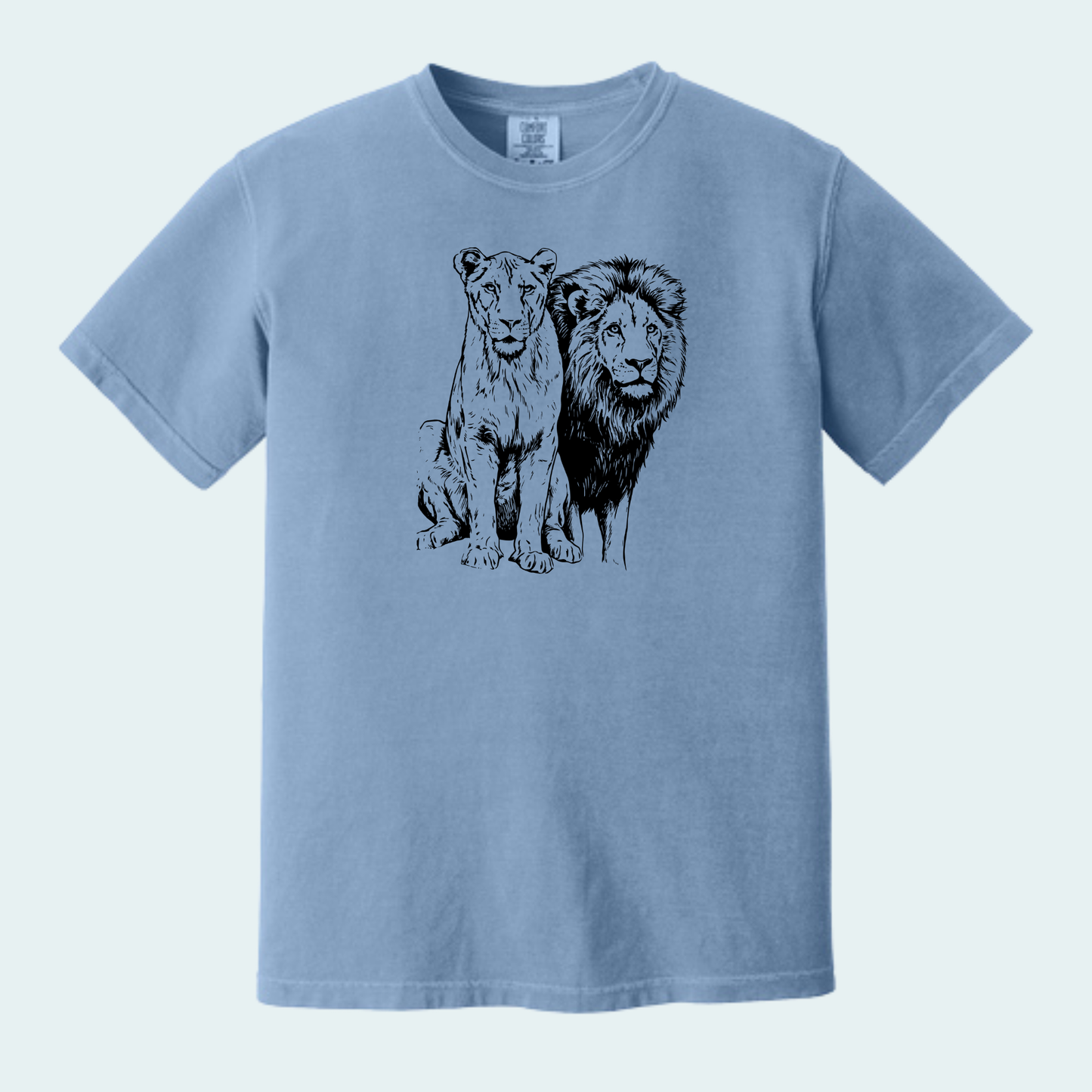 Lions (Limited Edition for August) Unisex Comfort Color Tee