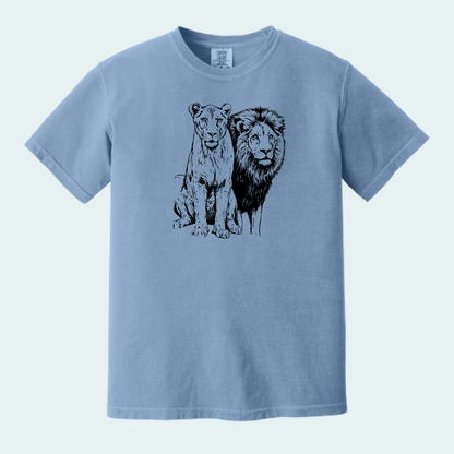 Lions (Limited Edition for August) Unisex Comfort Color Tee