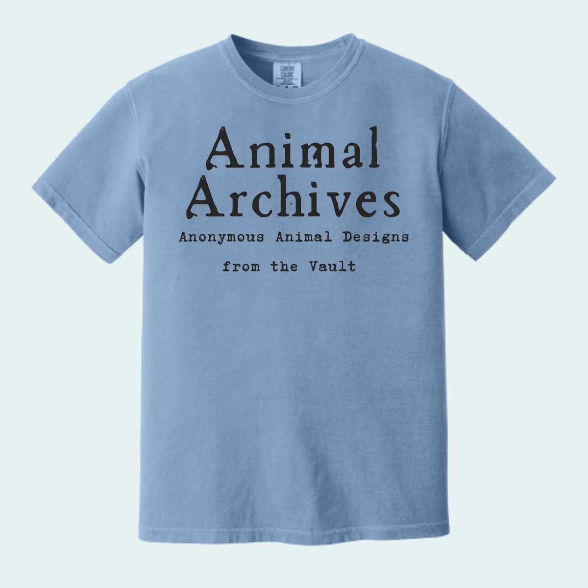 Animal Archives (Anonymous Animal Designs from the Vault) Unisex Comfort Color Tee