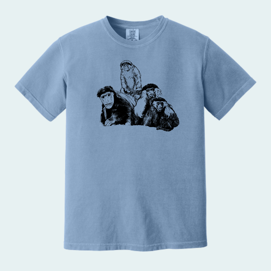 Colobus Mixed Species Fundraiser (Limited Edition for August) Unisex Comfort Color Tee