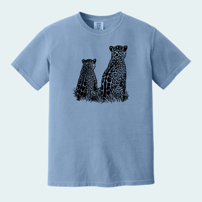 Two Jaguars -Fundraiser for Wild Cat Research and Management(Limited Edition for October) Unisex Comfort Color Tee