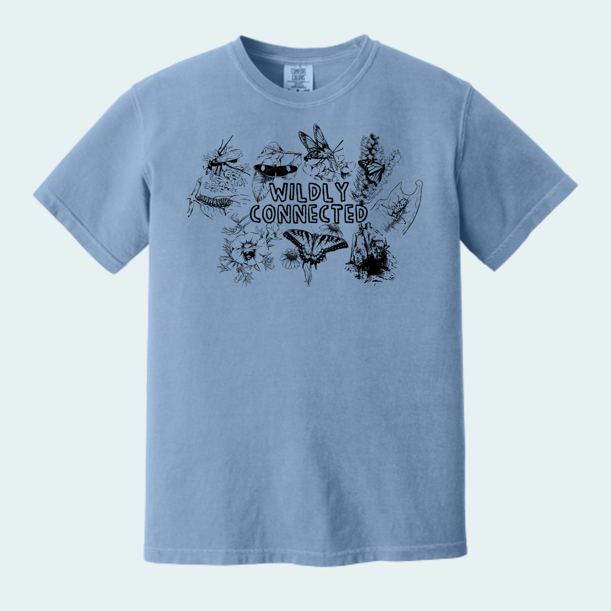 Wildly Connected - Pollinator Partnership Fundraiser (Limited Edition for October) Unisex Comfort Color Tee