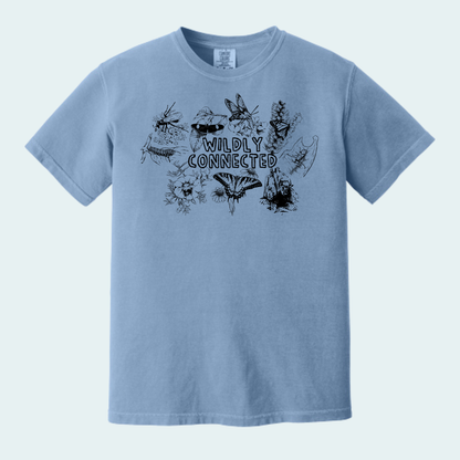 Wildly Connected - Pollinator Partnership Fundraiser (Limited Edition for October) Unisex Comfort Color Tee