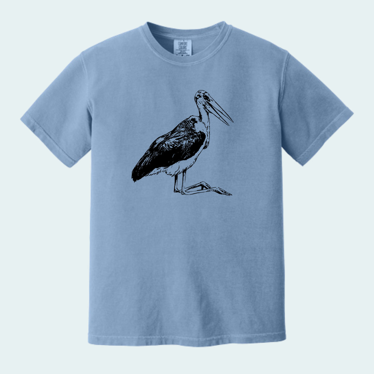 Marabou Stork (Limited Edition for August) Unisex Comfort Color Tee