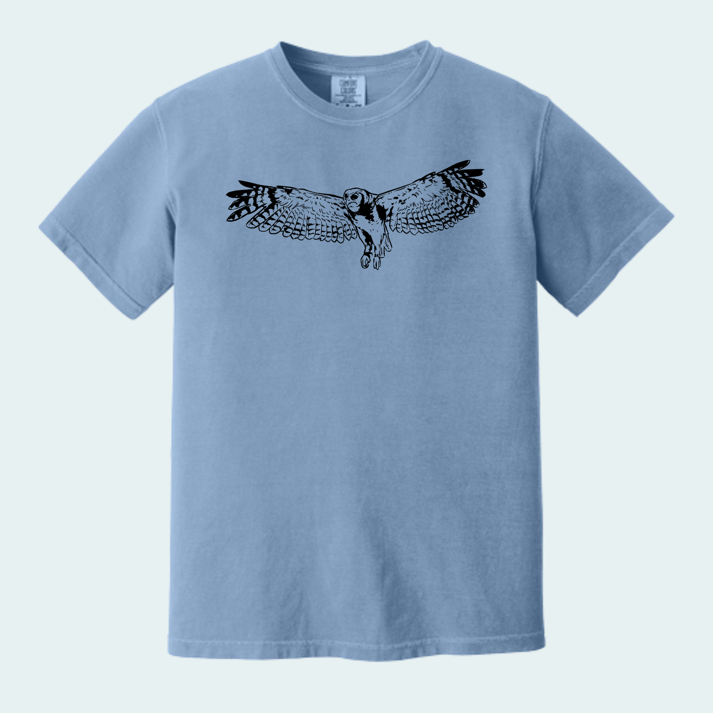 Verreaux's Eagle Owl (Limited Edition for August) Unisex Comfort Color Tee