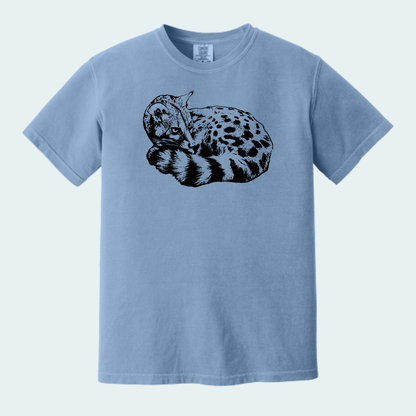 Large Spotted Genet (Limited Edition for October) Unisex Comfort Color Tee