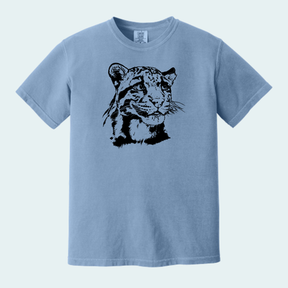 Clouded Leopard (Limited Edition for September) Unisex Comfort Color Tee