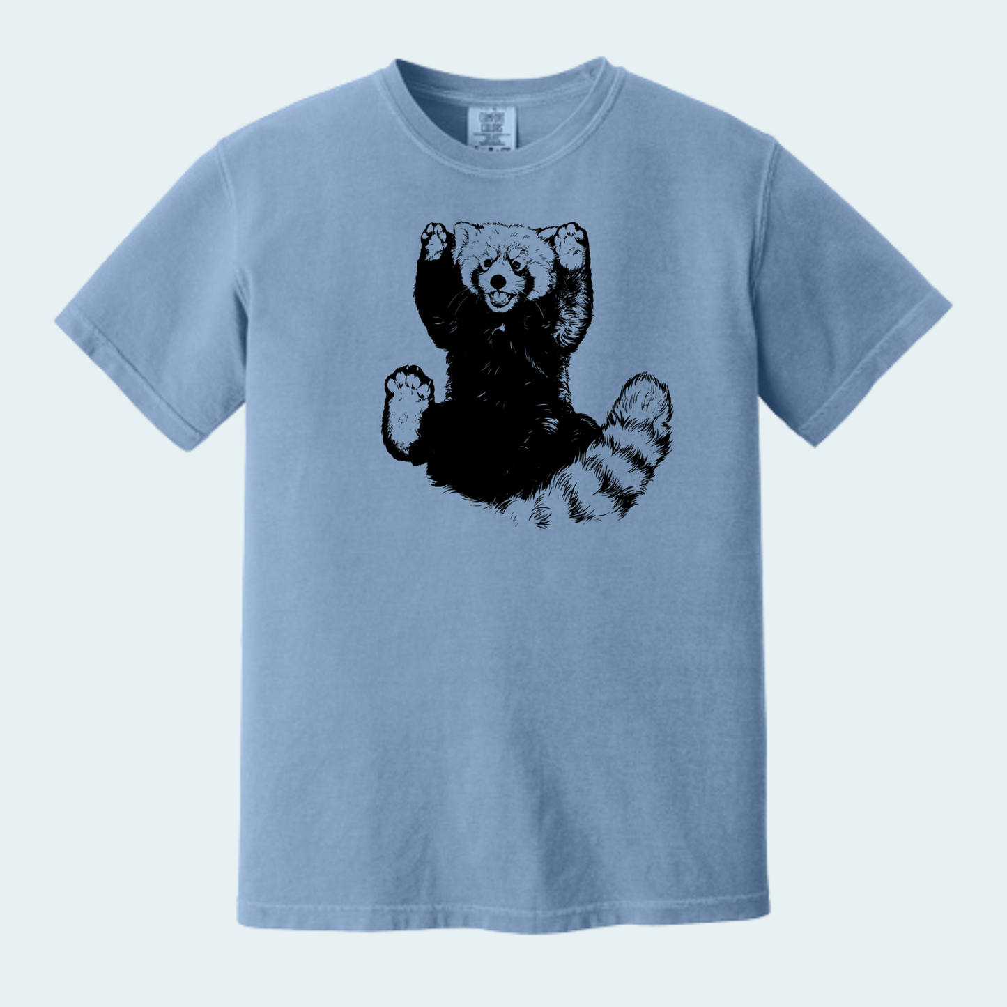 Red Panda - Paws UP (Limited Edition for September) Unisex Comfort Color Tee