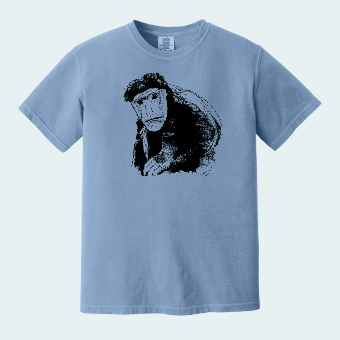 Guereza Colobus Fundraiser (Limited Edition for August) Unisex Comfort Color Tee