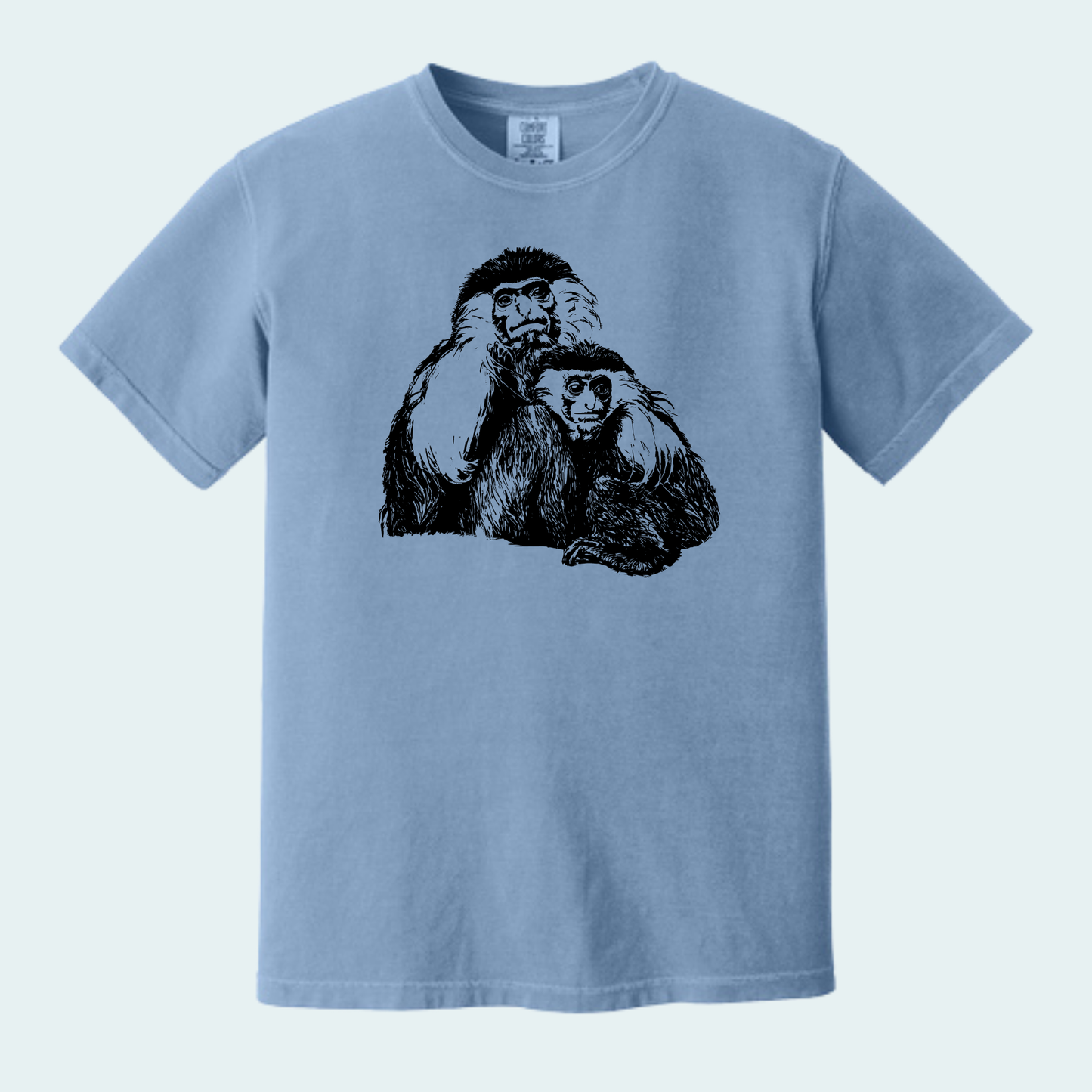 Angolan Colobus Fundraiser (Limited Edition for August) Unisex Comfort Color Tee
