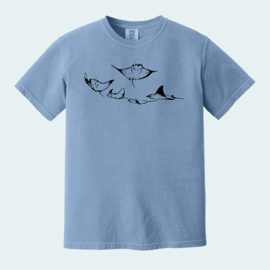 Cownose Rays (Limited Edition for October) Unisex Comfort Color Tee