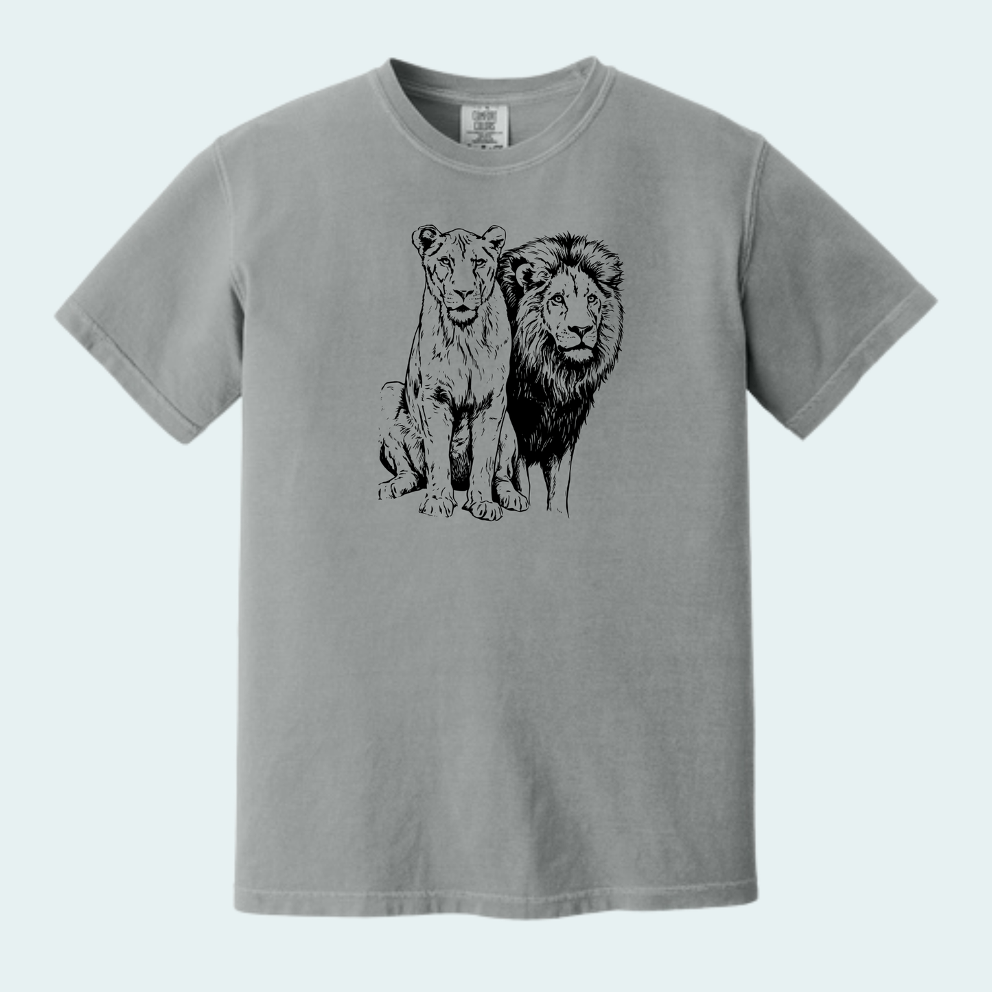 Lions (Limited Edition for August) Unisex Comfort Color Tee