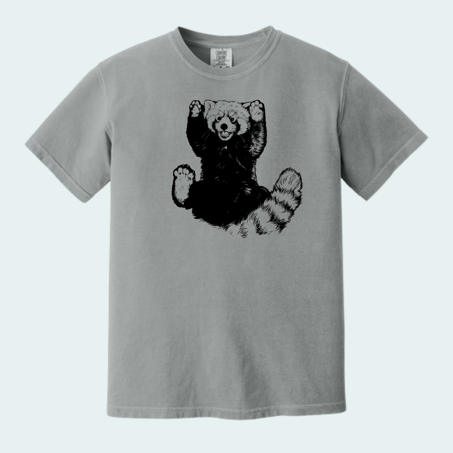 Red Panda - Paws UP (Limited Edition for September) Unisex Comfort Color Tee