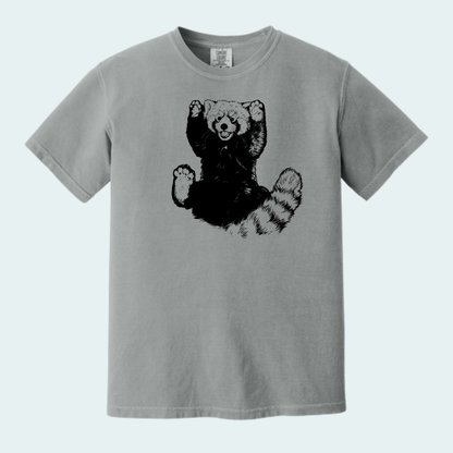 Red Panda - Paws UP (Limited Edition for September) Unisex Comfort Color Tee