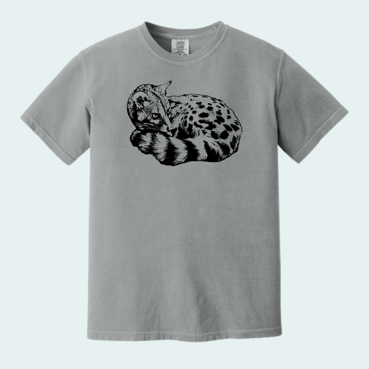 Large Spotted Genet (Limited Edition for October) Unisex Comfort Color Tee