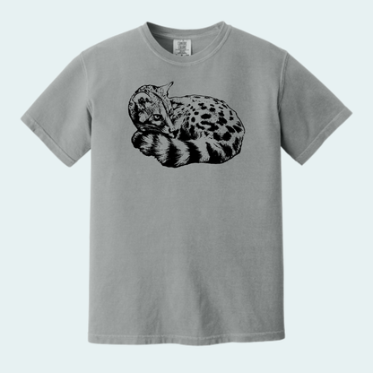 Large Spotted Genet (Limited Edition for October) Unisex Comfort Color Tee