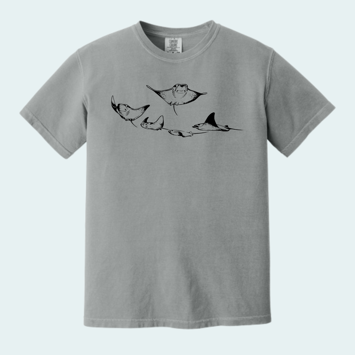 Cownose Rays (Limited Edition for October) Unisex Comfort Color Tee