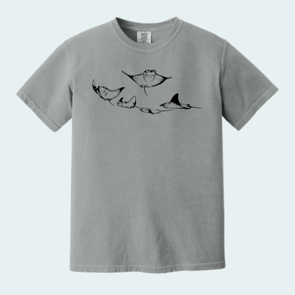 Cownose Rays (Limited Edition for October) Unisex Comfort Color Tee
