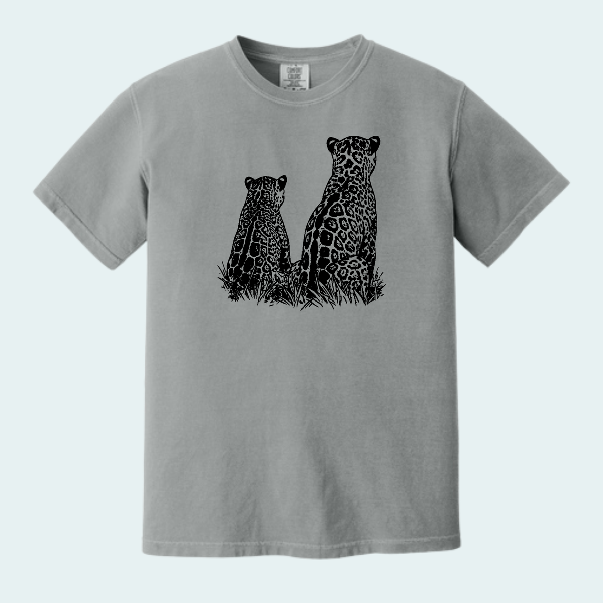 Two Jaguars -Fundraiser for Wild Cat Research and Management(Limited Edition for October) Unisex Comfort Color Tee