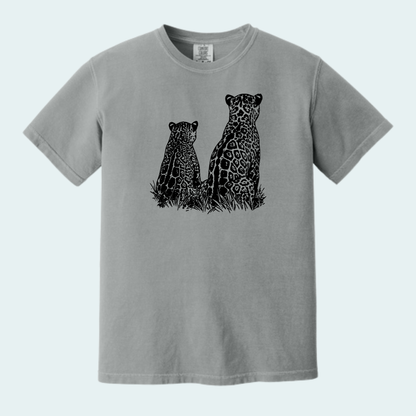 Two Jaguars -Fundraiser for Wild Cat Research and Management(Limited Edition for October) Unisex Comfort Color Tee