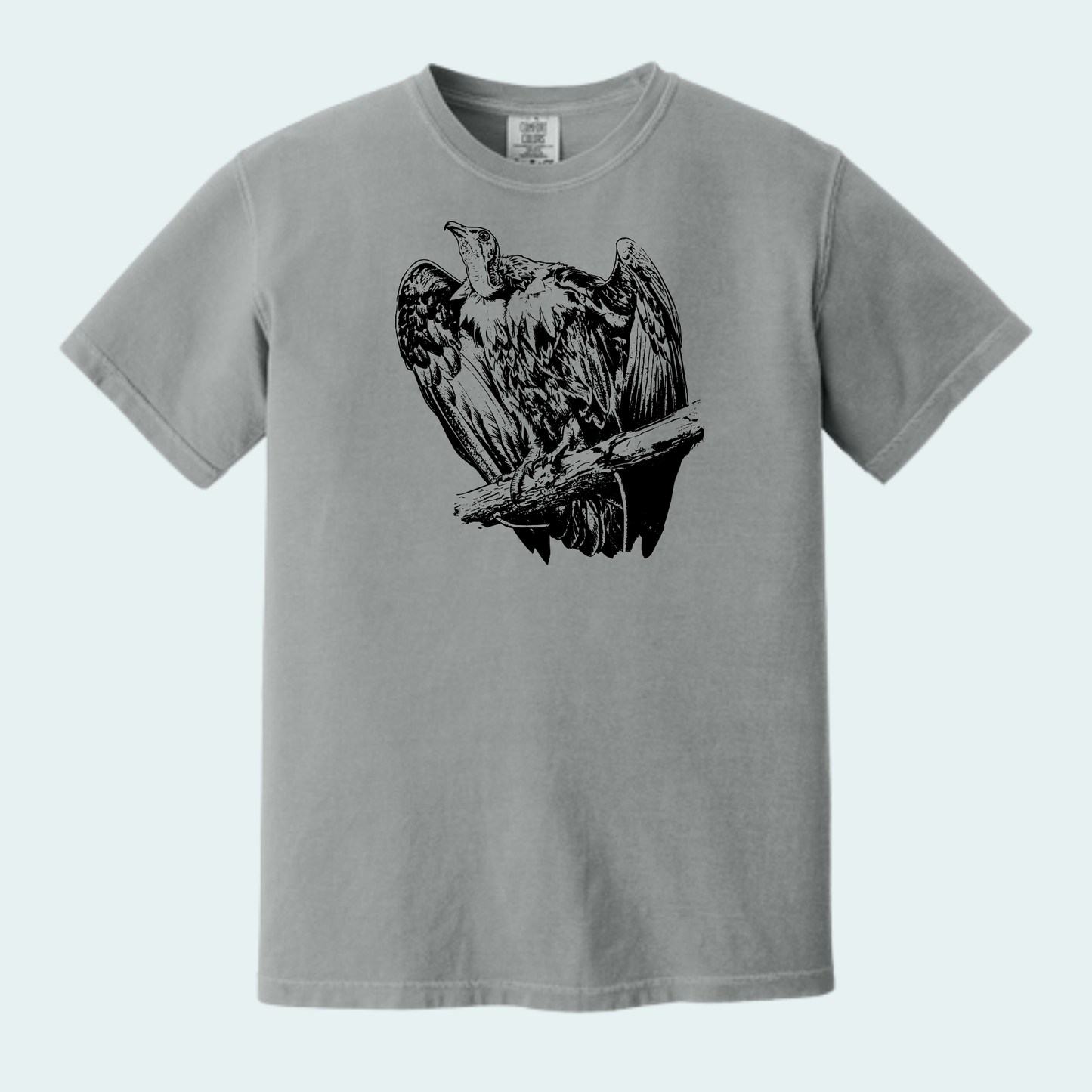 Hooded Vulture (Limited Edition for September) Unisex Comfort Color Tee