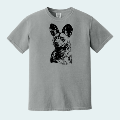 Kalahari African Wild Dog Conservation Trust Fundraiser (Limited Edition for September) Unisex Comfort Color Tee