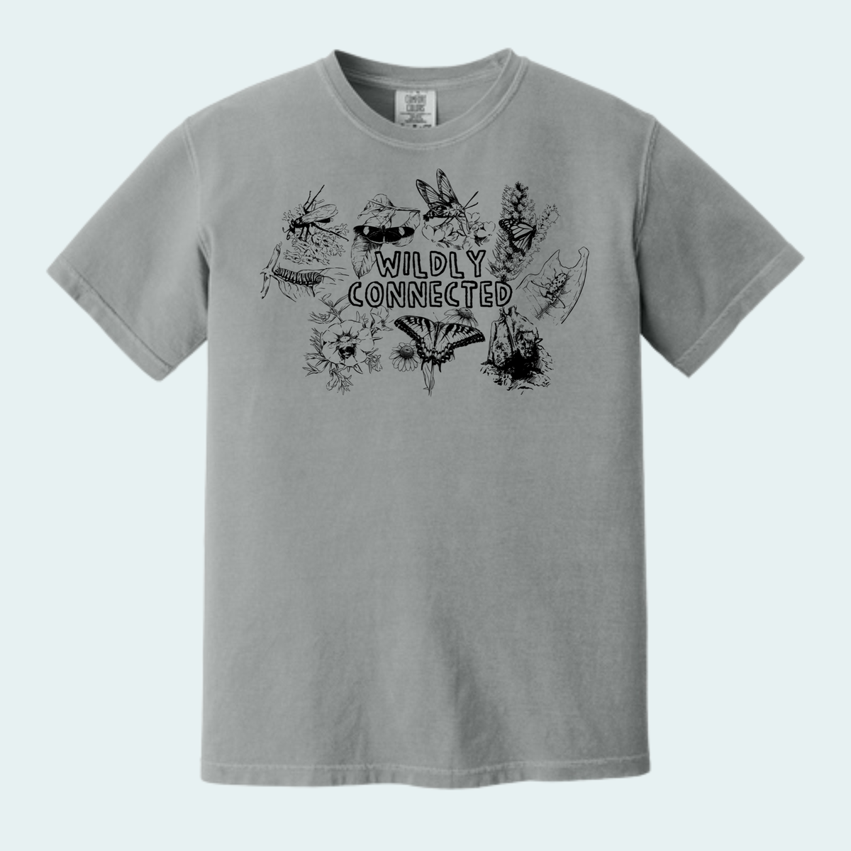 Wildly Connected - Pollinator Partnership Fundraiser (Limited Edition for October) Unisex Comfort Color Tee