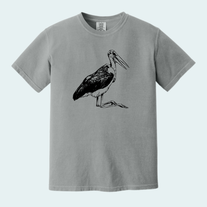 Marabou Stork (Limited Edition for August) Unisex Comfort Color Tee