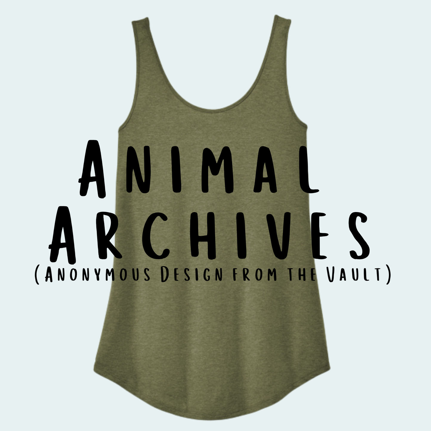 Animal Archives (Anonymous Design from the Vault) Women's Tank