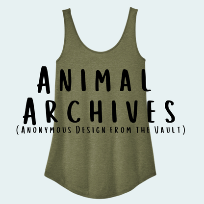 Animal Archives (Anonymous Design from the Vault) Women's Tank