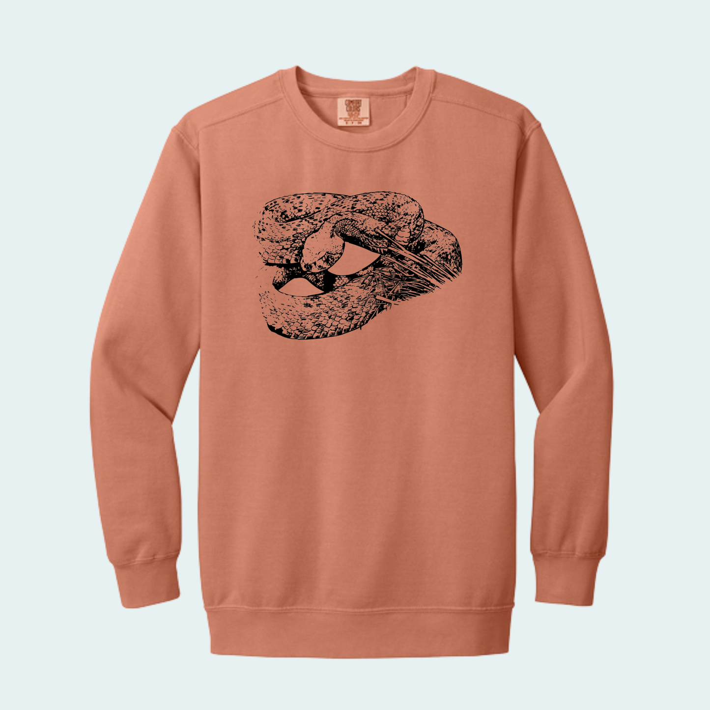 Western Diamondback Rattlesnake (Limited Edition for July) Comfort Color Crewneck