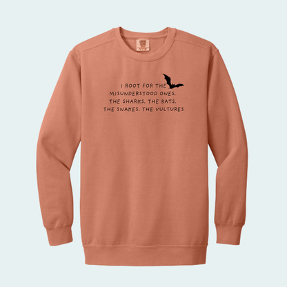I root for the misunderstood (Limited Edition for July) Comfort Color Crewneck