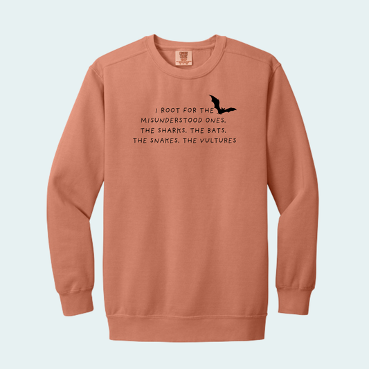 I root for the misunderstood (Limited Edition for July) Comfort Color Crewneck