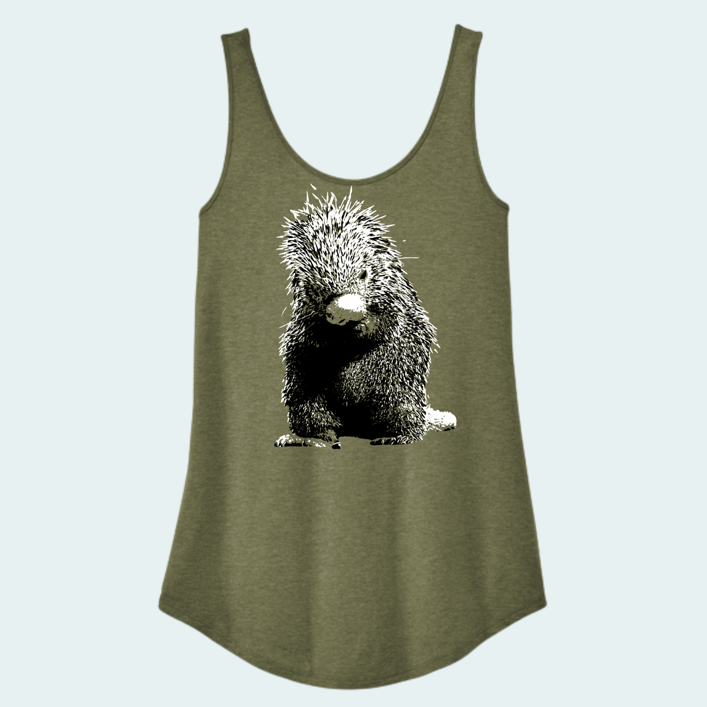 Prehensile-tailed Porcupine (Available March 21-24) Women's Tank