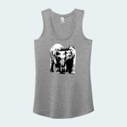 Baby Elephants (Limited Edition for January) Women's Tank