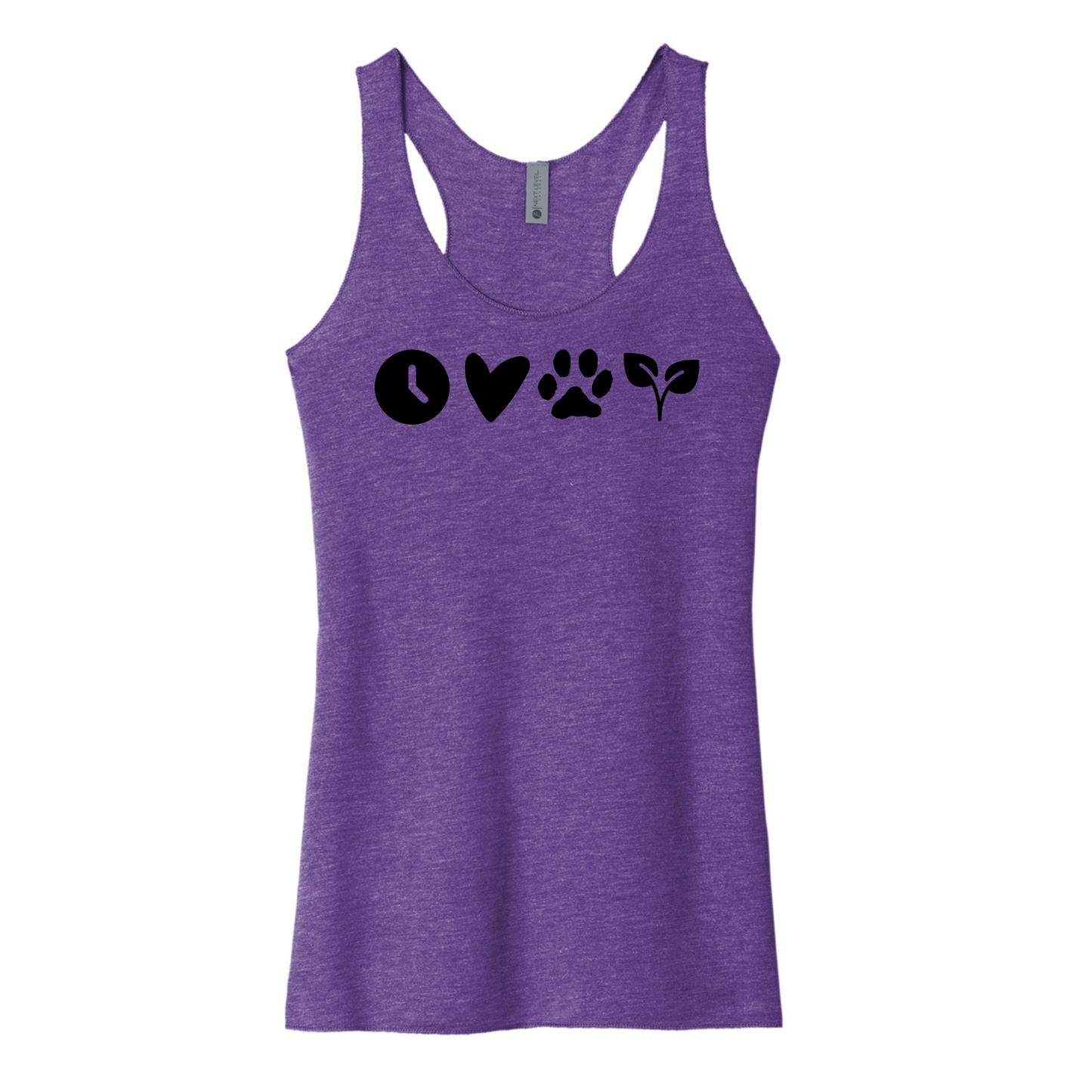 Clock, Heart, Paw, Leaf - Women's Tank