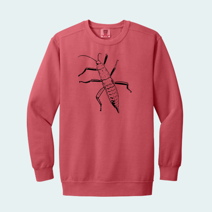 Giant Spiny Stick Insect (Limited Edition for July) Comfort Color Crewneck