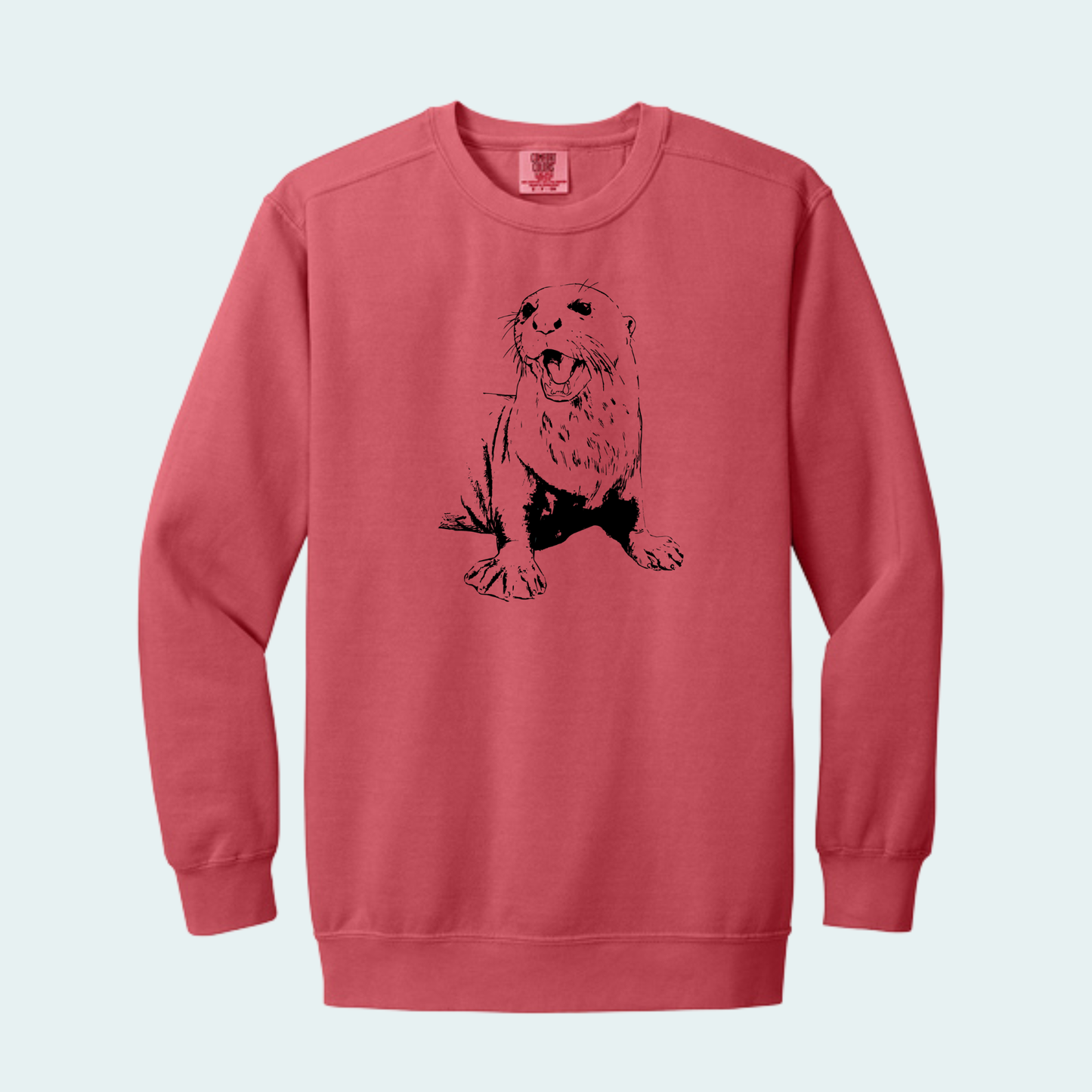 Giant River Otter (Limited Edition for July) Comfort Color Crewneck